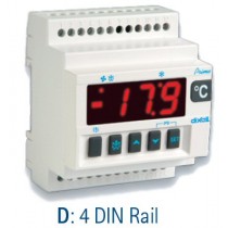 Lämpötilasäädin (DIN-asennus) Dixell XR80D (5N0C1) 230Vac, ei RS485 mahd.